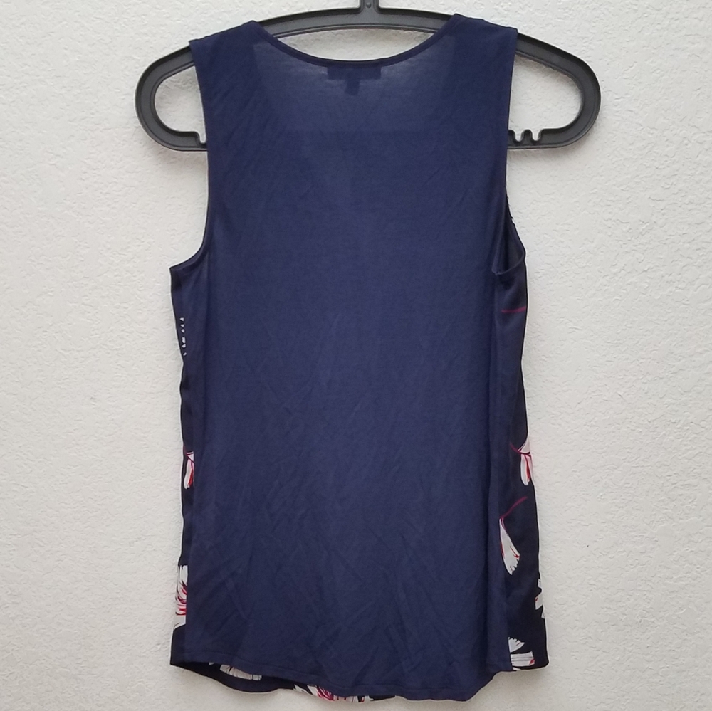 NWT Express Blue Sleeveless Blouse - Picture 4 of 4